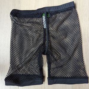 dollskill Clubexx fishnet shorts, s